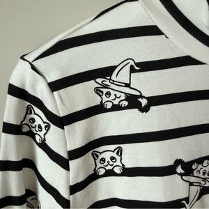 Kim Rogers | NWT Halloween Witch Cat Long Sleeve Mockneck Top Size XL